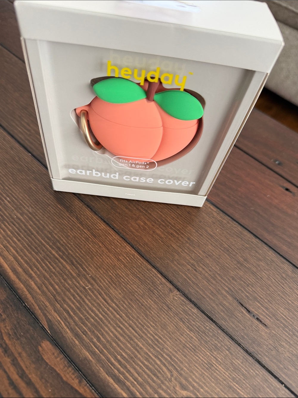 Heyday Silicone AirPods Peach Protective Cover for Apple AirPods Charger Case